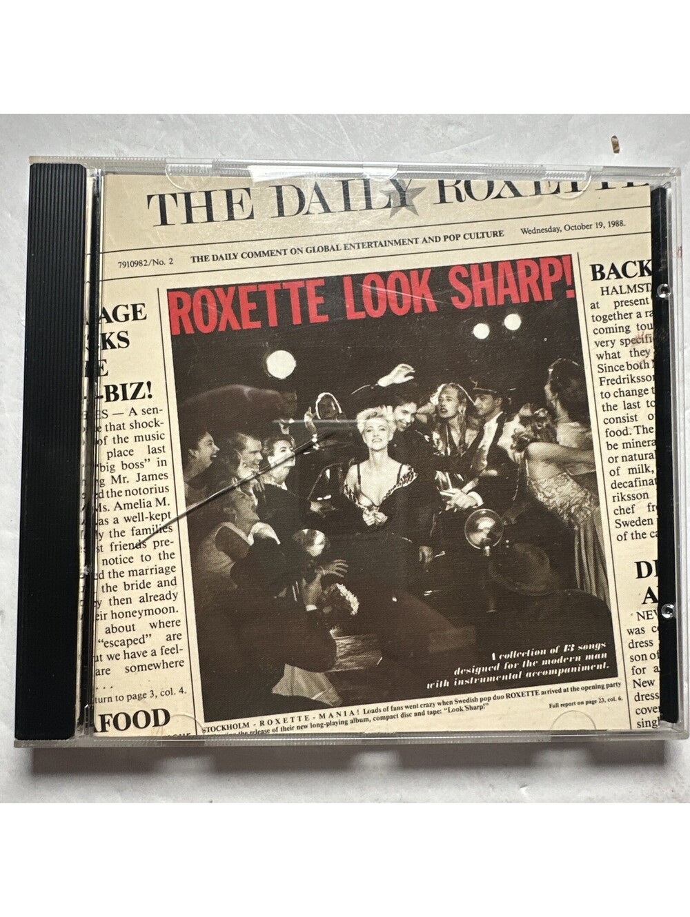 Look Sharp! by Roxette ( CD, 1988 EMI )
